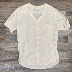 Shades of Grey Baseball Button Up